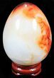 Colorful Carnelian Agate Egg #55552-1